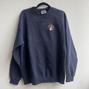 Lee Heavy Weight Men's Navy Long Sleeve The Grappone Companies Sweatshirt Large
